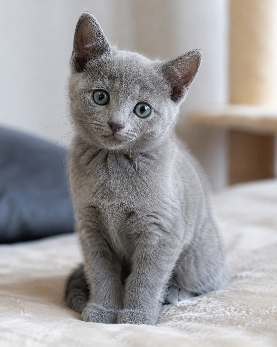 Russian Blue Kitten